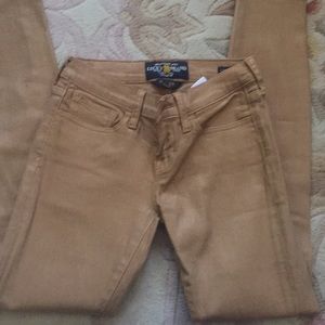 TANNISH GOLD LUCKY BRAND PANTS